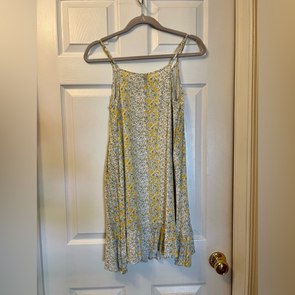 Wild Fable White, Blue & Yellow Floral Print Cami Dress - Picture 7 of 7